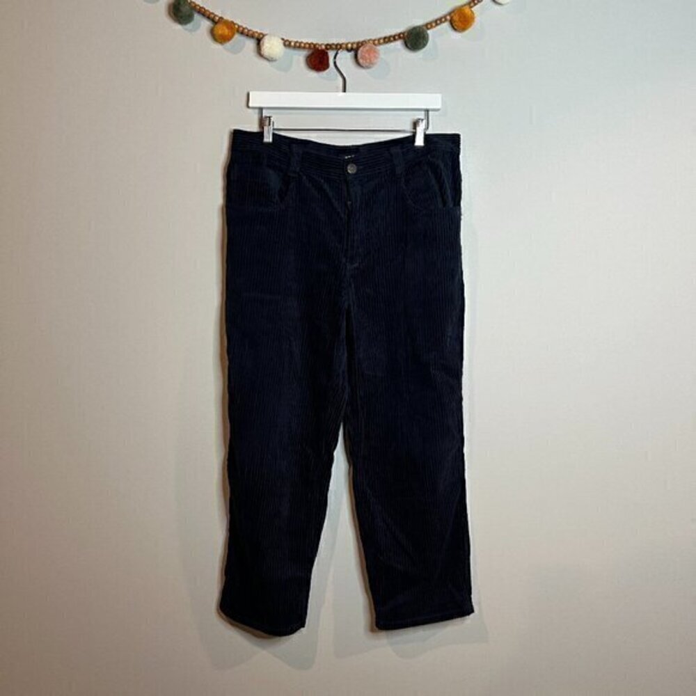 BDG navy blue thick corduroy pants